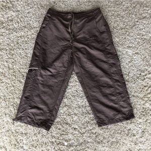 Brown East West Cropped Pants